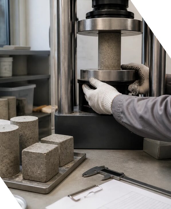Лабораторное определение прочности цемента в Осинниках