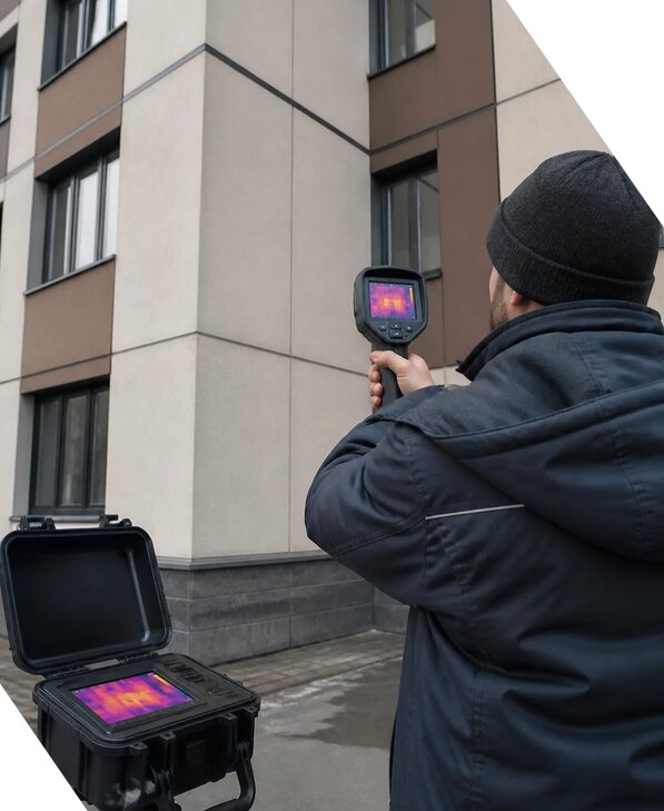 Тепловизионное обследование зданий и сооружений в Осинниках